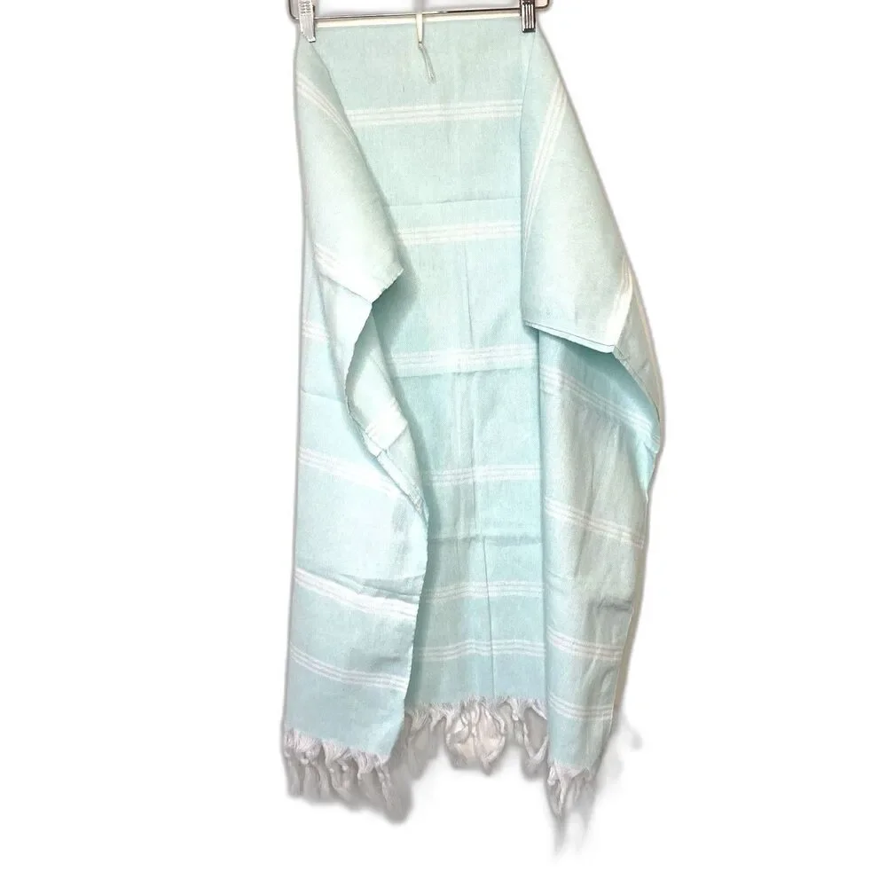 Ella Lou Bliss Organic Turkish Beach Towel 100% Organic Cotton Hand- Loomed NEW